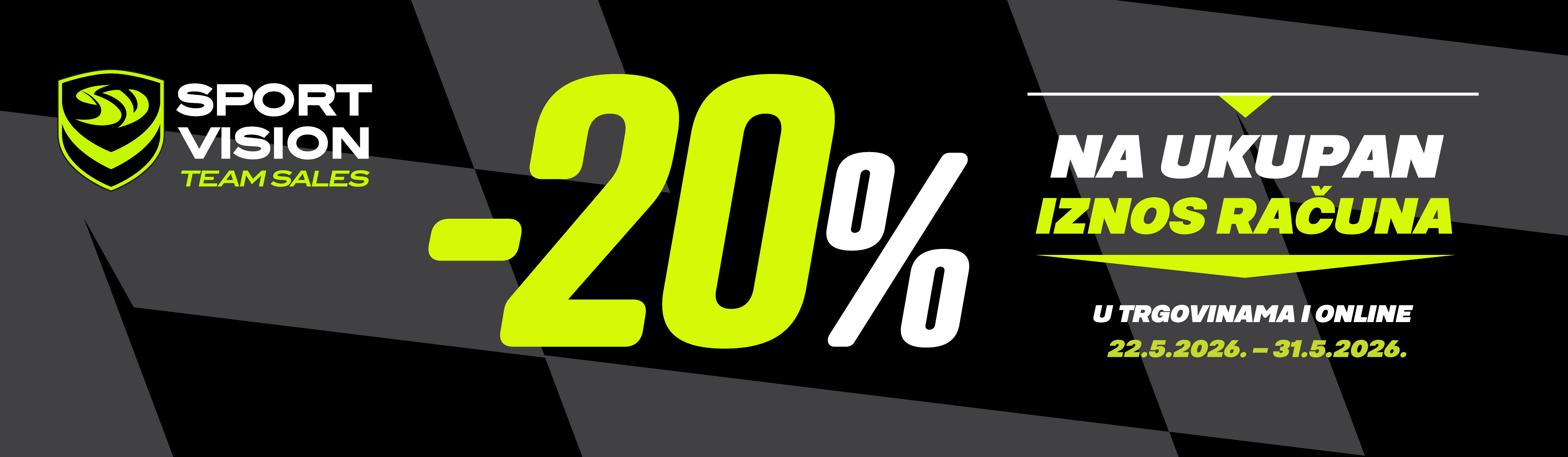 SVE ZA TIM NA JEDNOM MJESTU! Otvorenje Team Salesa uz -20% na ukupan iznos računa!